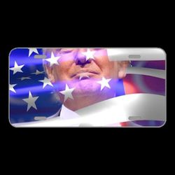 License Plate Novelty Car Front Donald Trump Politics Usa America