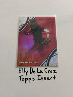 Elly De La Cruz Cincinnati Reds Shortstop Topps Short Print Insert Card.