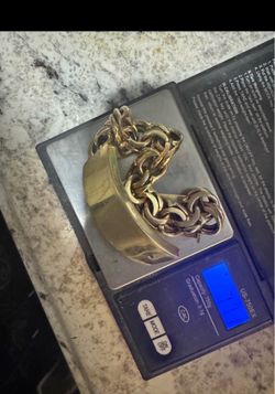 Chino link 10k gold 77grams