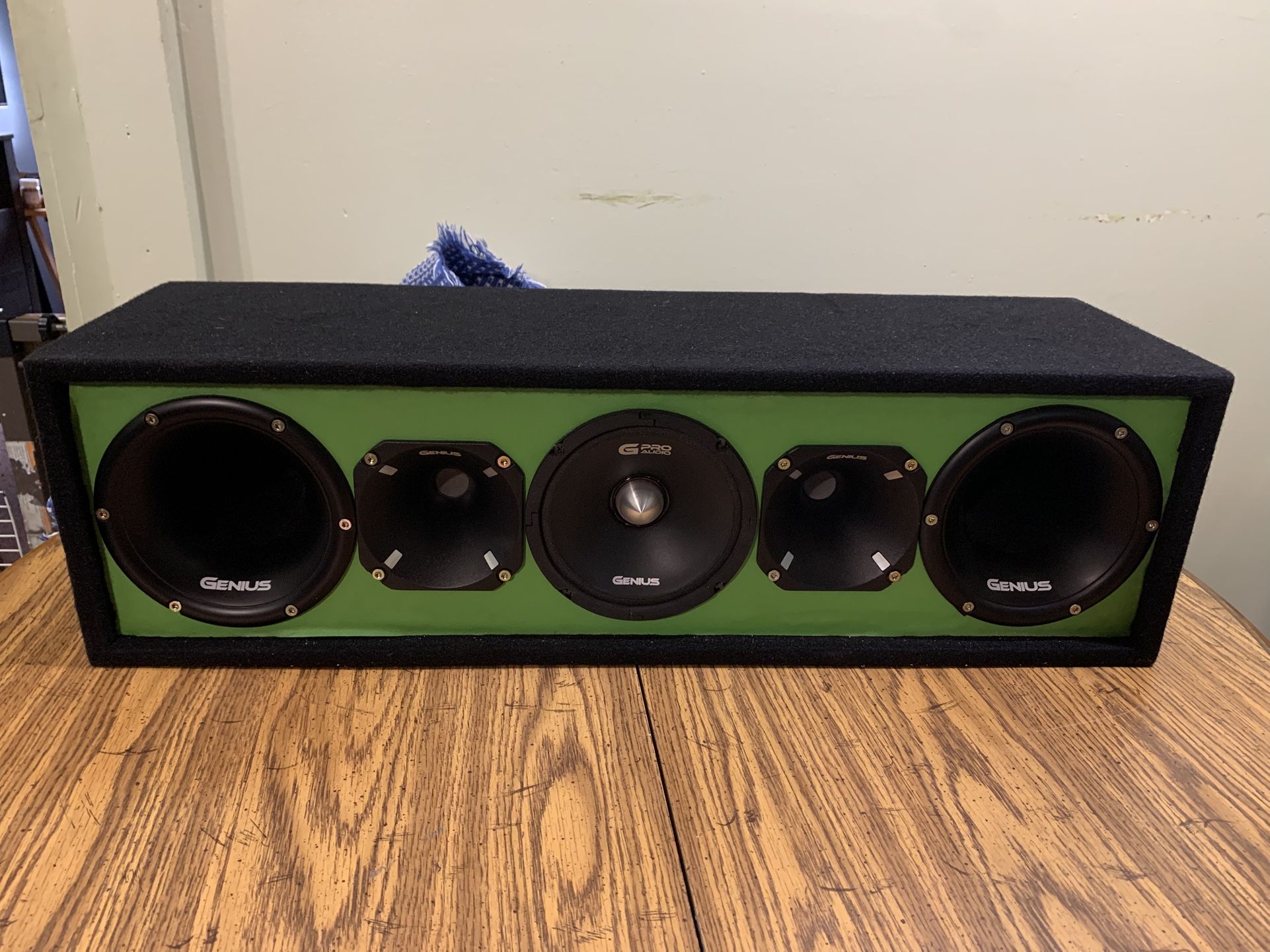 Car Audio Mids Highs Speaker Box (demo/display Model)