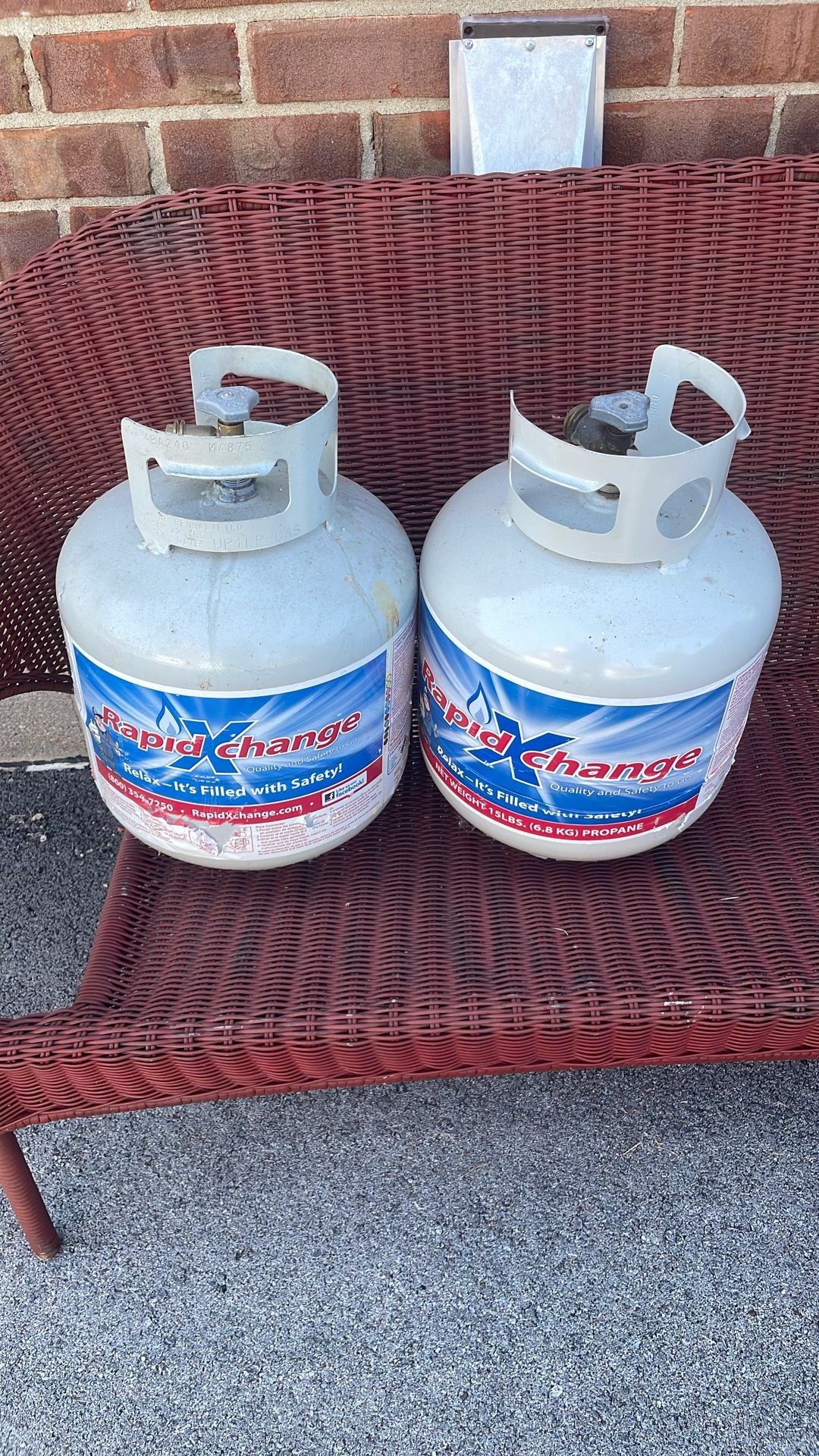 Exchange Propane (2) Tanks For Sale