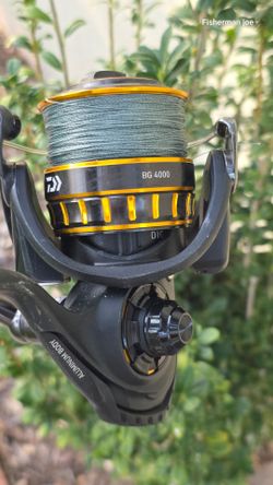 Daiwa bg 4000 reel/Braid/Shimano Tallus Rod