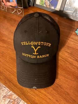 Many custom hats of Yellowstone