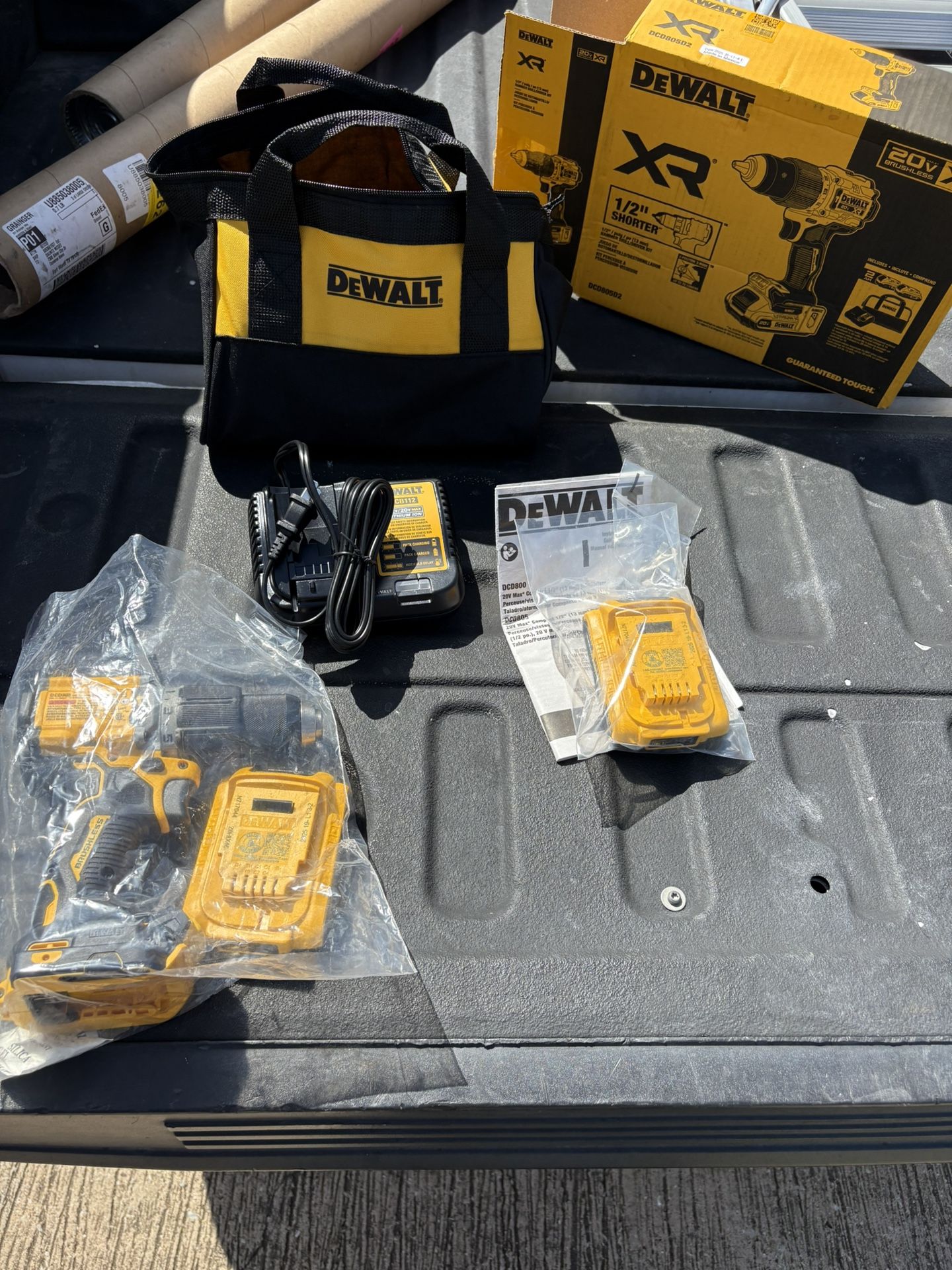 Brand New Cordless Drill with 2 Batteries & Charger – DEWALT Compatible