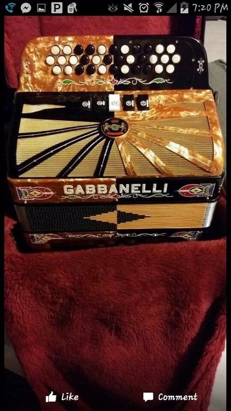 Gabbanelli accordion in FA for sale with straps and case
