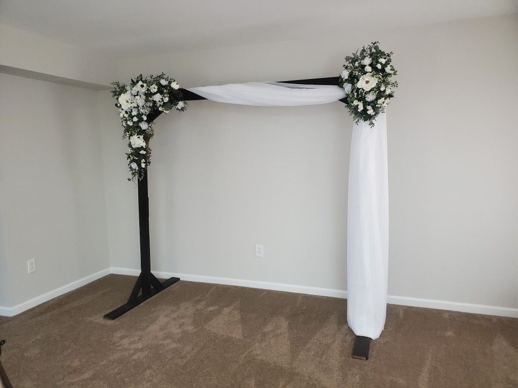 Wedding Arbor, Flowers And Decor 