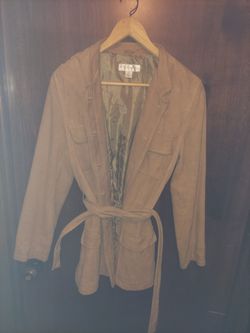 Women's Swede Coat. Medium.