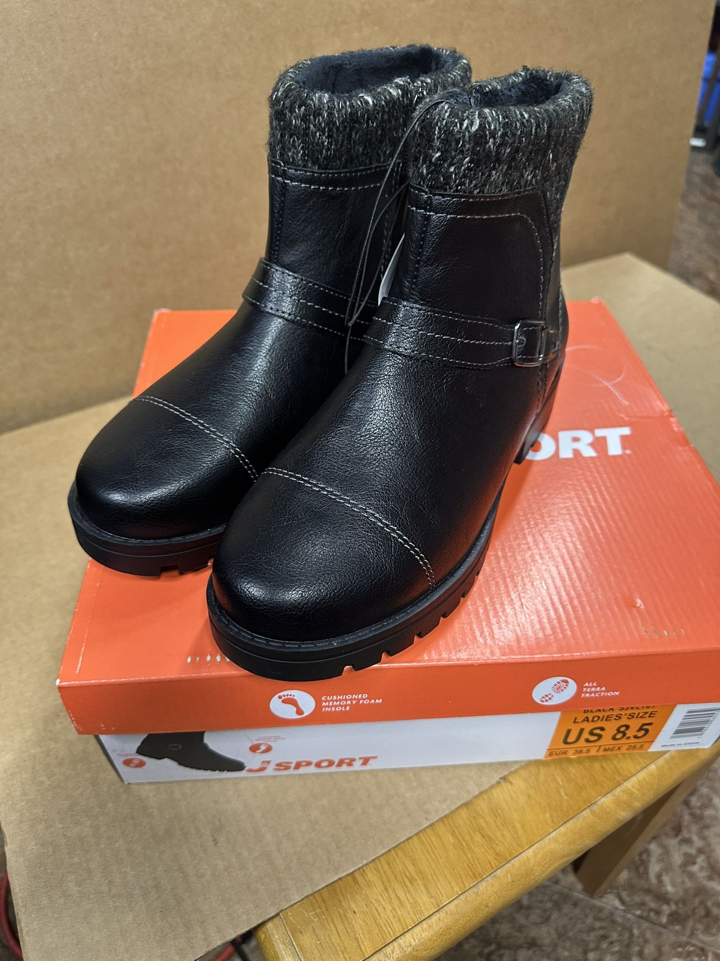 BNB Winter Boots For Ladies Size 8,5 In Black