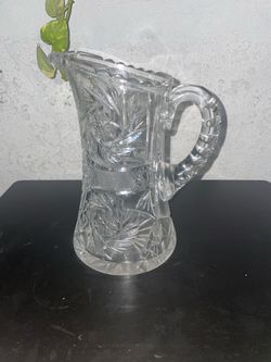 Vintage Cut Crystal Pitcher