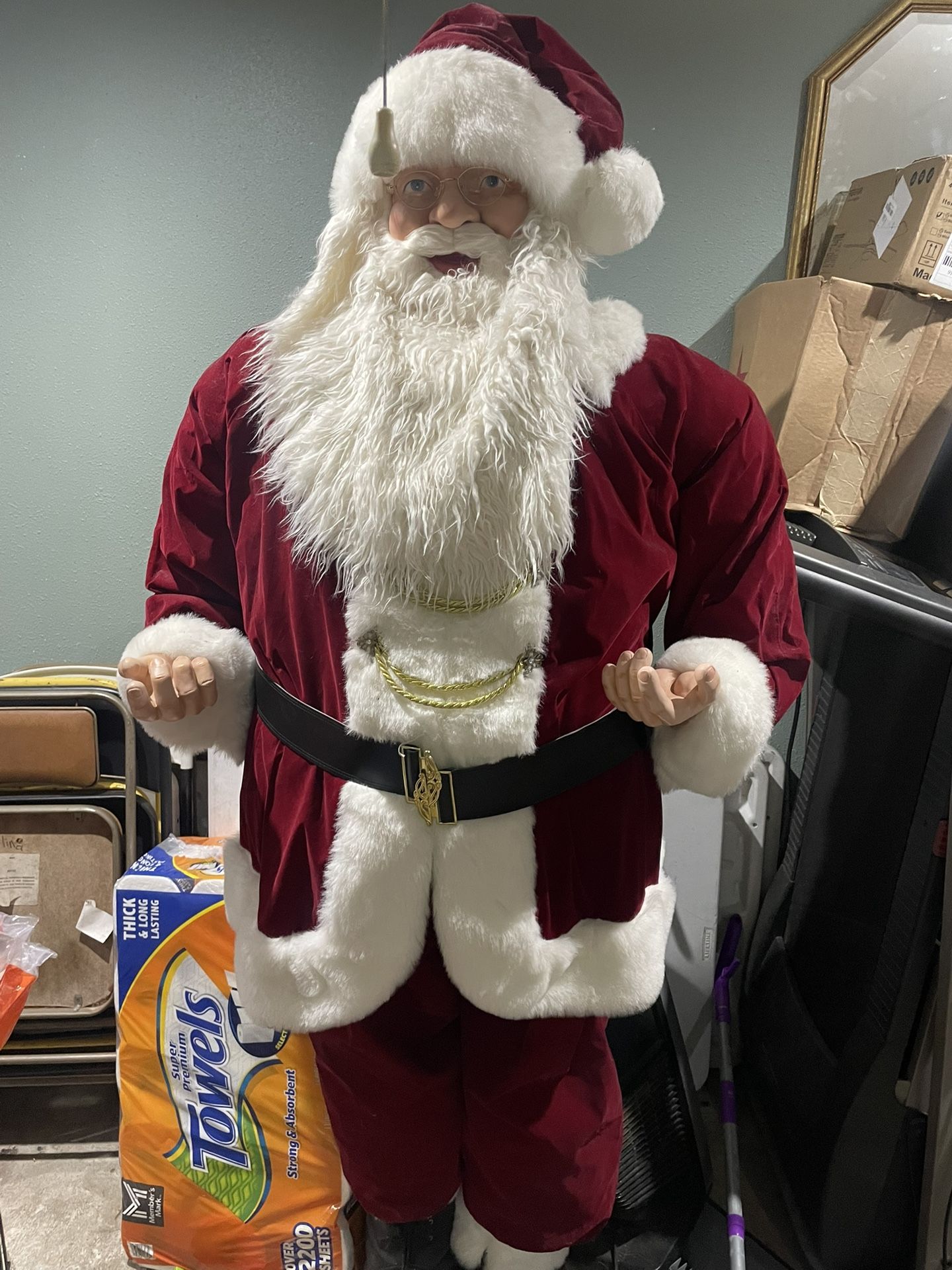 Life -size  Santa Claus Figure