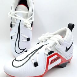 Brand New Nike Alpha Menace Pro 3
White Red Football Cleats Men Size 9