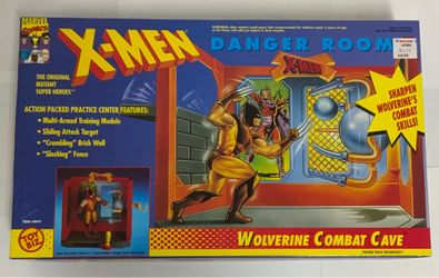X-Men Danger Room Wolverine Combat Cave NIB New Sealed Blue Box 1994 ToyBiz