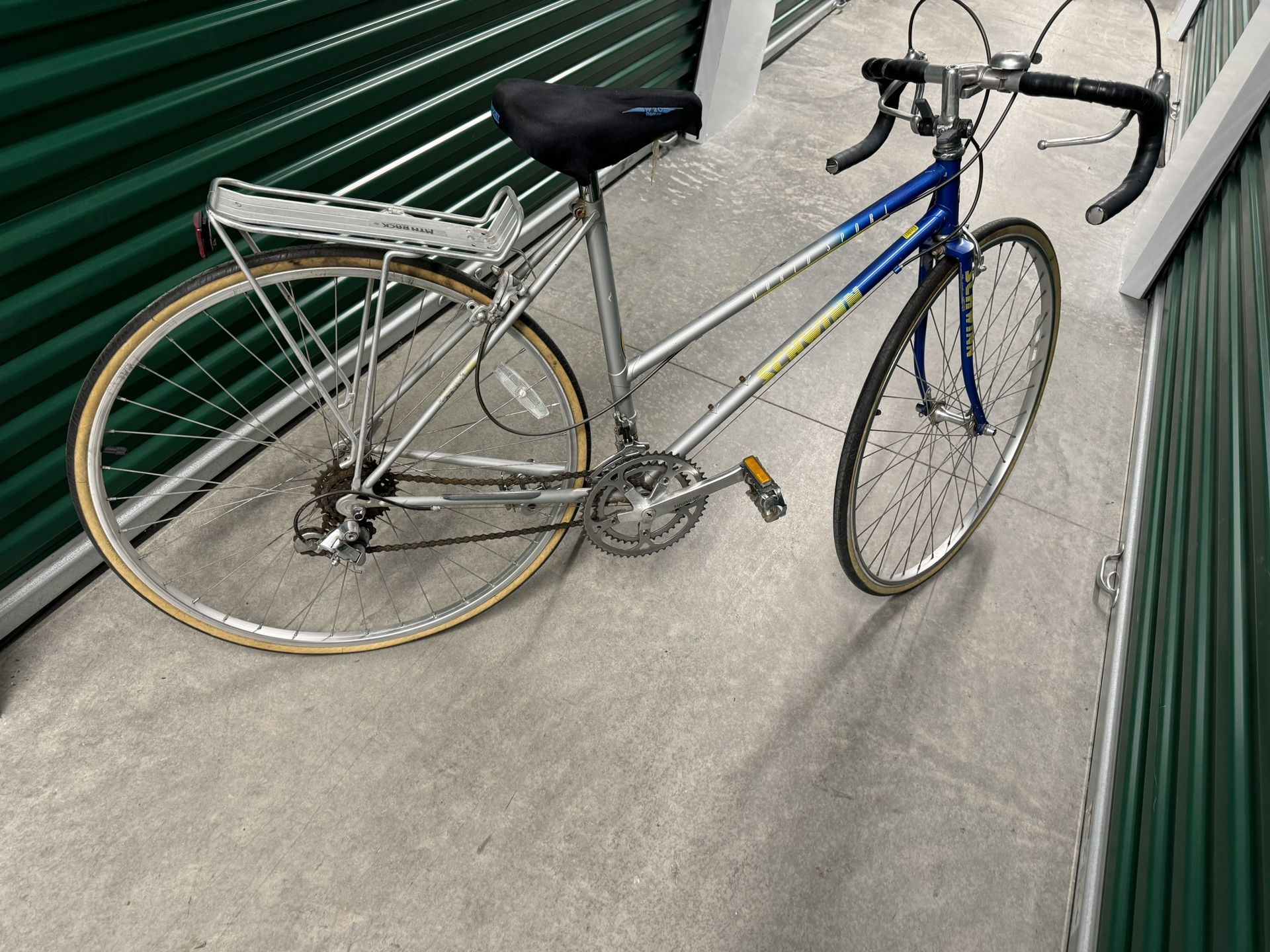 A schwinn World Sport Bike