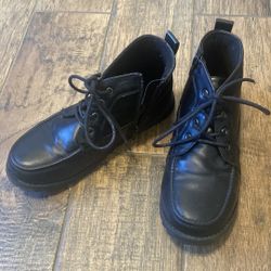 Childrens Place Black Boots Size 6