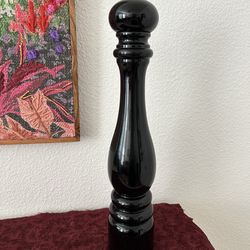 BEAUTIFUL!! Gloss Black 16” Peugeot Paris Vintage Manual Pepper Mill/Grinder