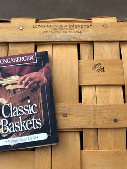 Longaberger 1998 Medium Waste Basket