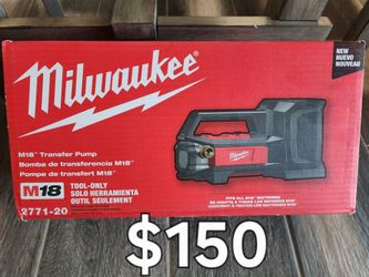 MILWAUKEE M18 TRANSFER PUMP TOOL-ONLY