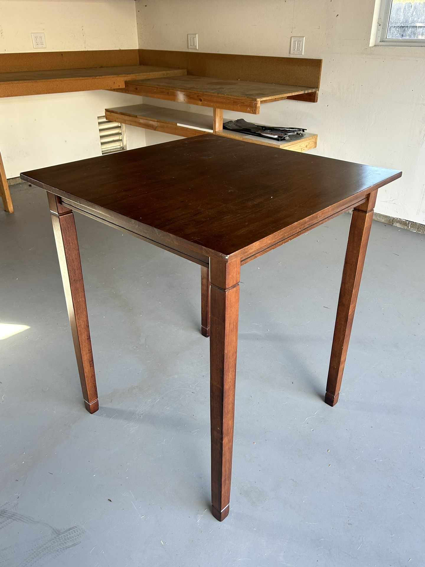Tall Wooden table 
