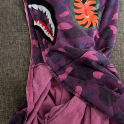 bape hoodie purple