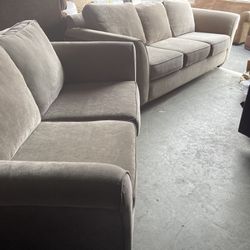 Macys Gray Couch And Loveseat Set