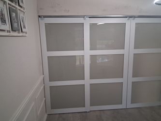 Four sliding doors