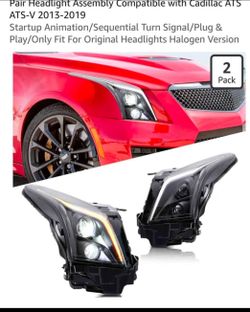 Headlight  Compatible with Cadillac ATS