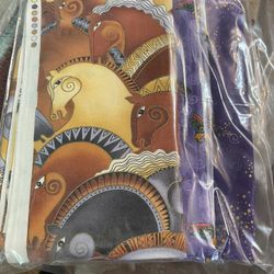 Quilting Fabric - Horse Collection - Laurel Burch