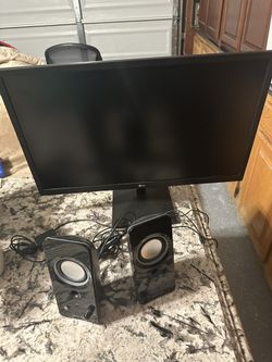 LG 24inch Monitor With Speakers