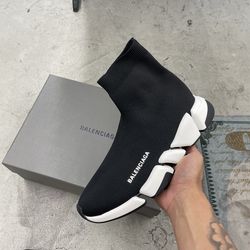 Balenciaga Speed Sneaker 'Black and White