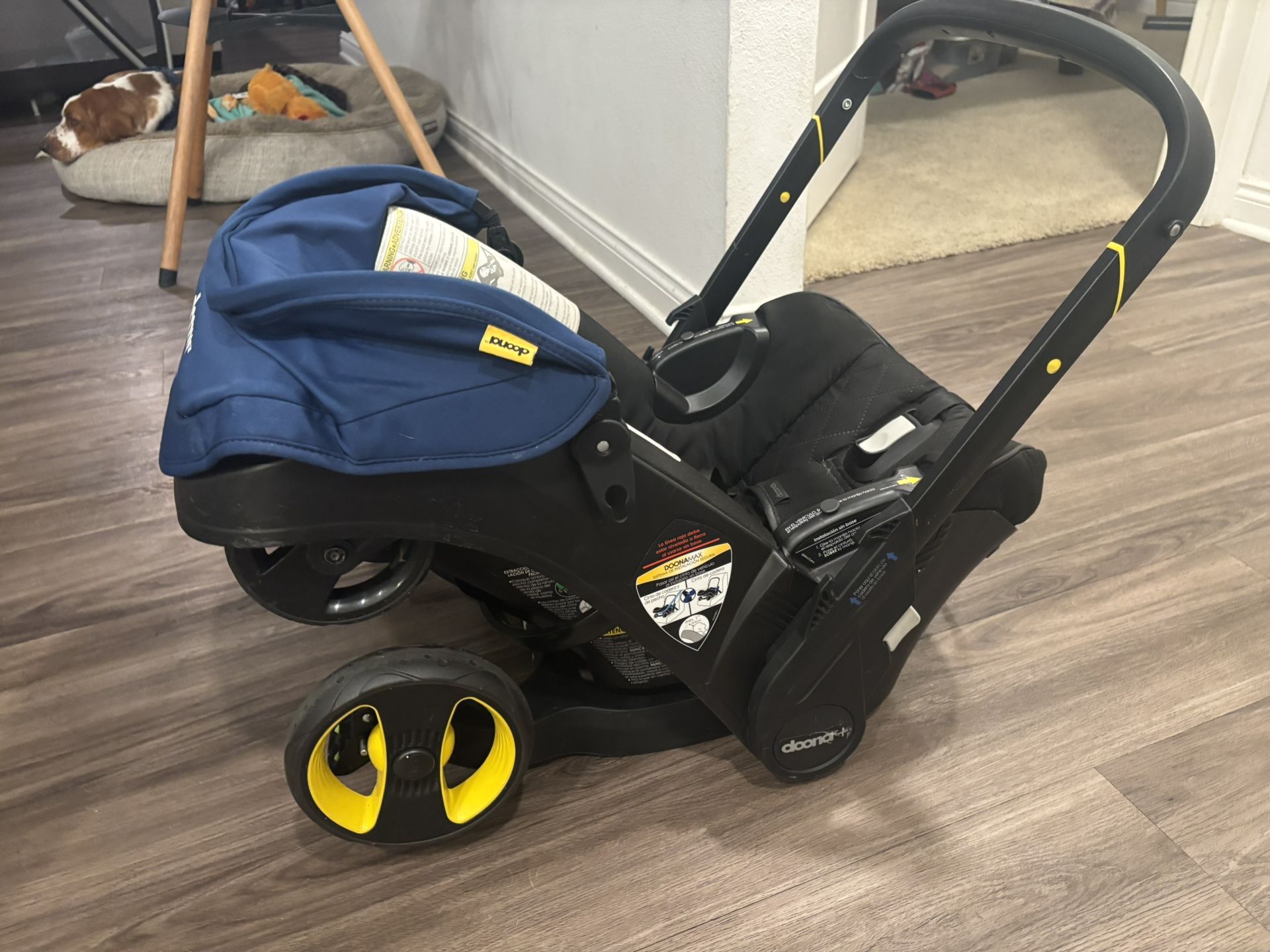 Blue Doona Car Seat Stroller