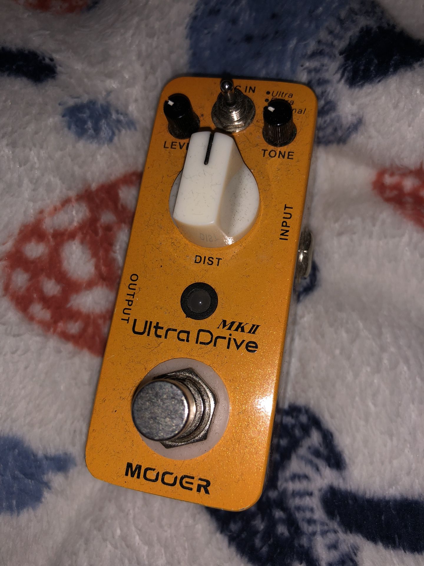 Mooer MK2 Ultra Drive Distortion Pedal with Original Extra Ultra Working Modes