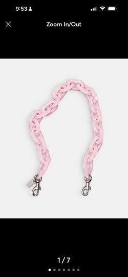 NWT Coachtopia Short Chain Strap With Recycled Resin Ck544 Light Pink