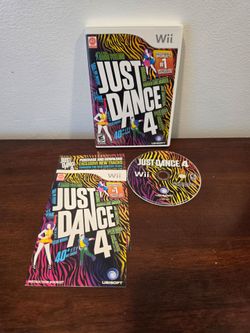Just Dance 4 (Nintendo Wii) 2012; CIB Complete Video Game