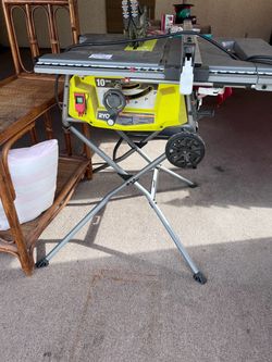 Ryobi 10-Inch Table Saw with Stand