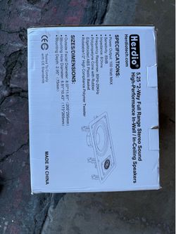 HERDIO Speakers in wall/ceiling