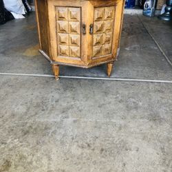 Vintage Table Huge Glass 