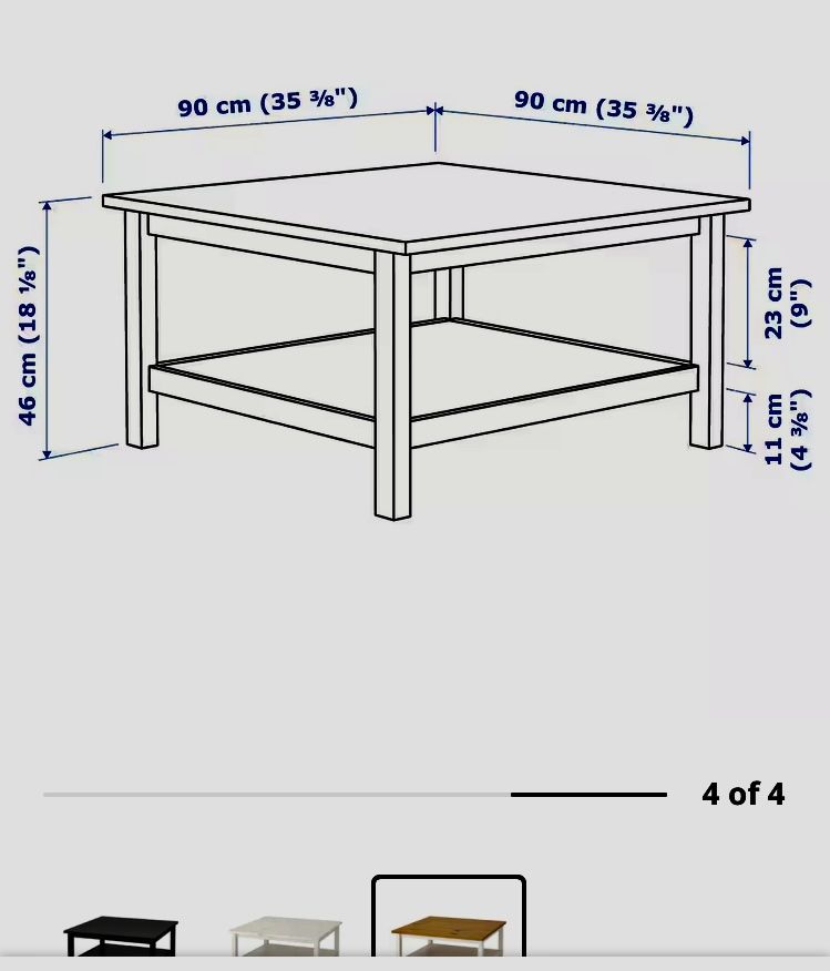 Sturdy Pine Coffee Table (240 Sold at ikea) for Sale in Bonney Lake