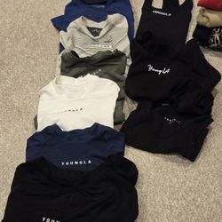 YOUNG LA SHIRT TOPS MENS