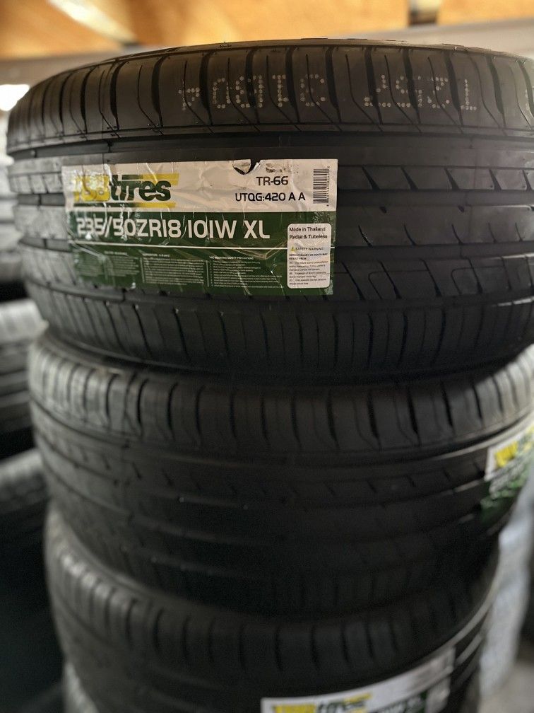New tyre 235/50/18🔥🔥🔥🔥🔥 ✓Fortune FSR602 Thank you boss for  235/50/18 TBB full set brand new