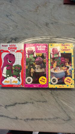Barney VHS tapes