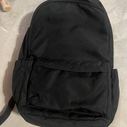Black backpack