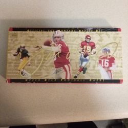 Official Upper Deck Joe Montana Career Set