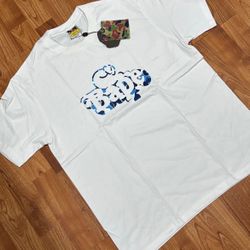 WHITE BLUE BABY MILO BAPE TEE