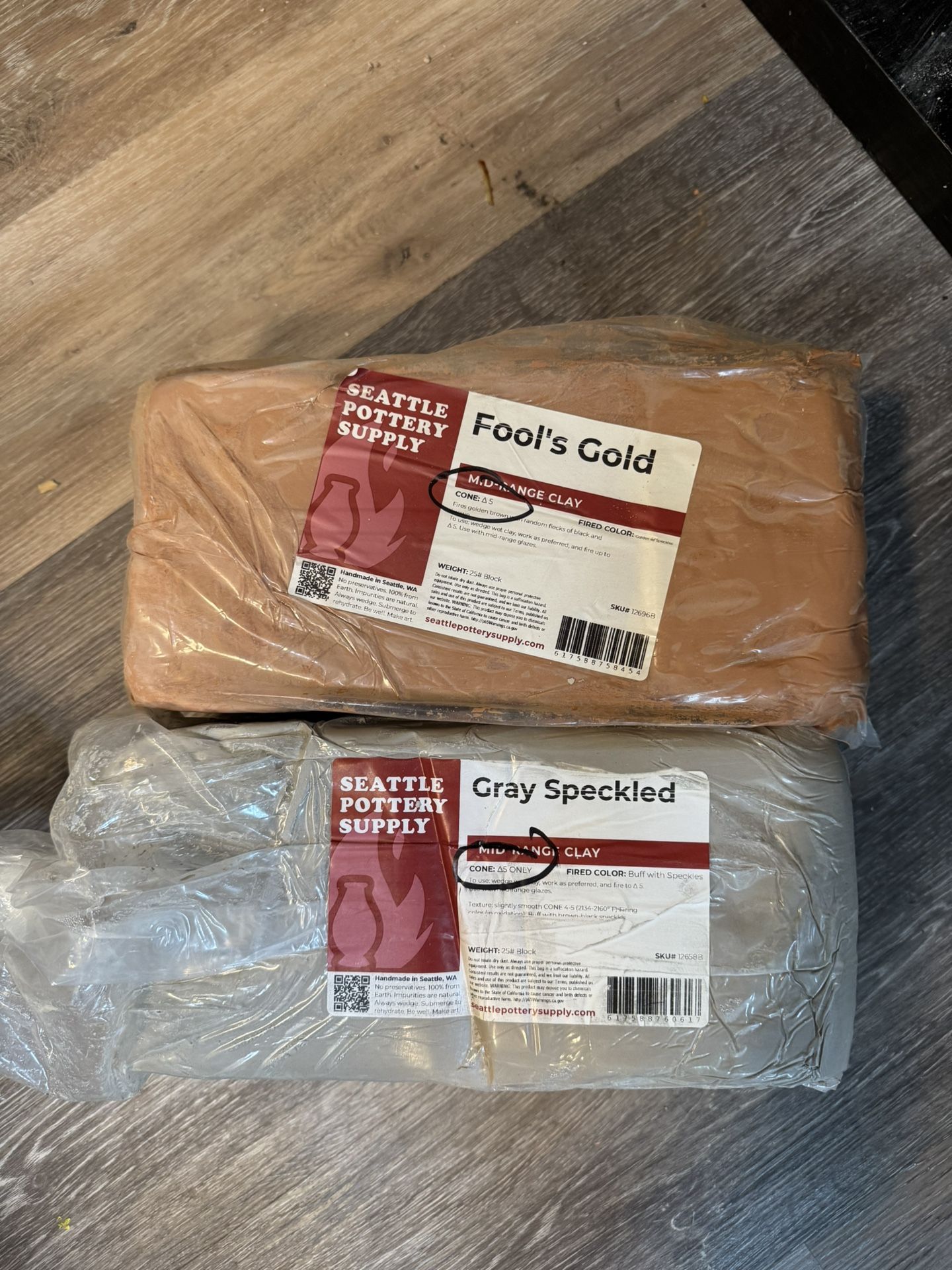 Seattle Pottery Supply Clay