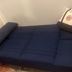 Futon Navy Well Cushioned bob’s