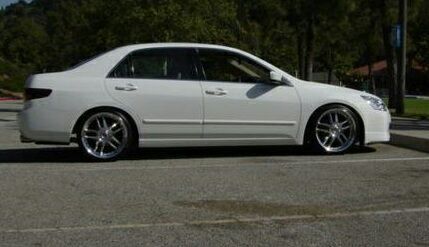 white and tan 2003 honda accord $#$