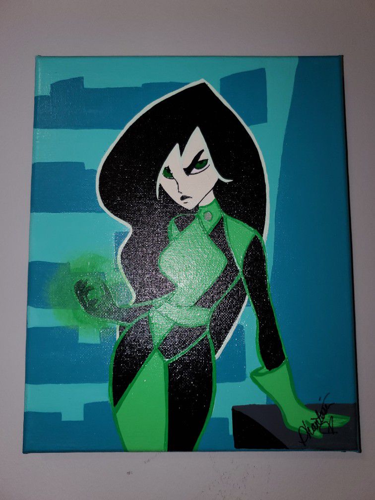 Shego Canvas Painting 8×10 || Signed By Artist 