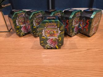 Pokemon Ascended Heroes Tin Mega Meganium ex New/Sealed $48 each