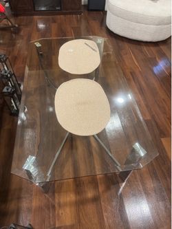 Living room table set and living room armchairs