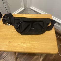 Black Belt Hip Bag for Men - Gaston Luga